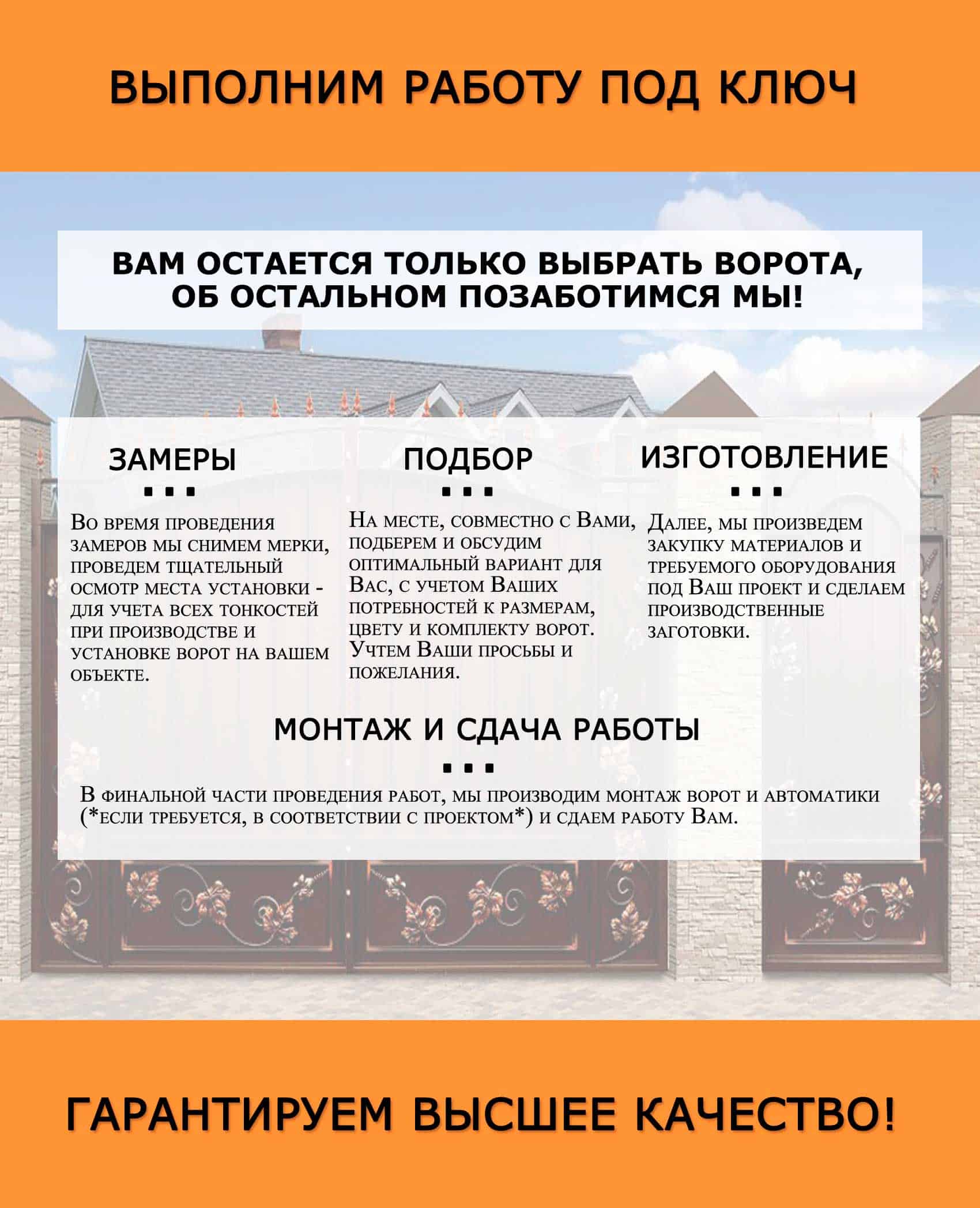 Откатные ворота с автоматическим приводом в городе Софьино